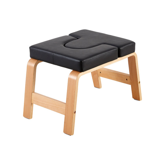 Tabouret en bois réglable pour assise confortable – Repose-pieds ou chaise polyvalente pour la maison, le bureau et la détente, Noir