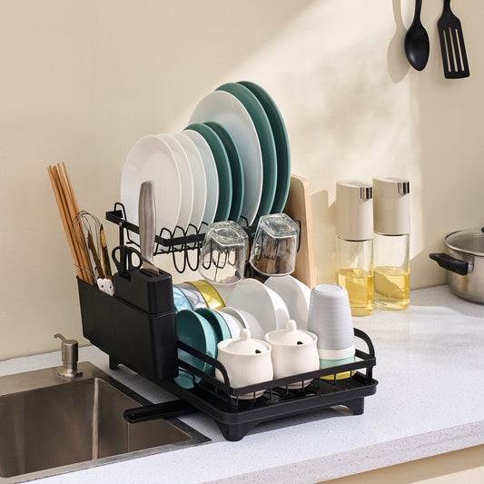 Égouttoir Vaisselle Multifonction, Pratique & Facile Nettoyage, Séchoir pour Casseroles et Ustensiles