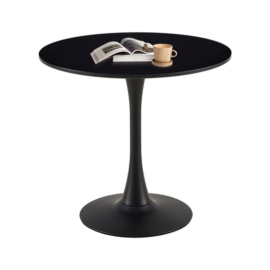Table à manger à tréteaux avec 70cm - Noir