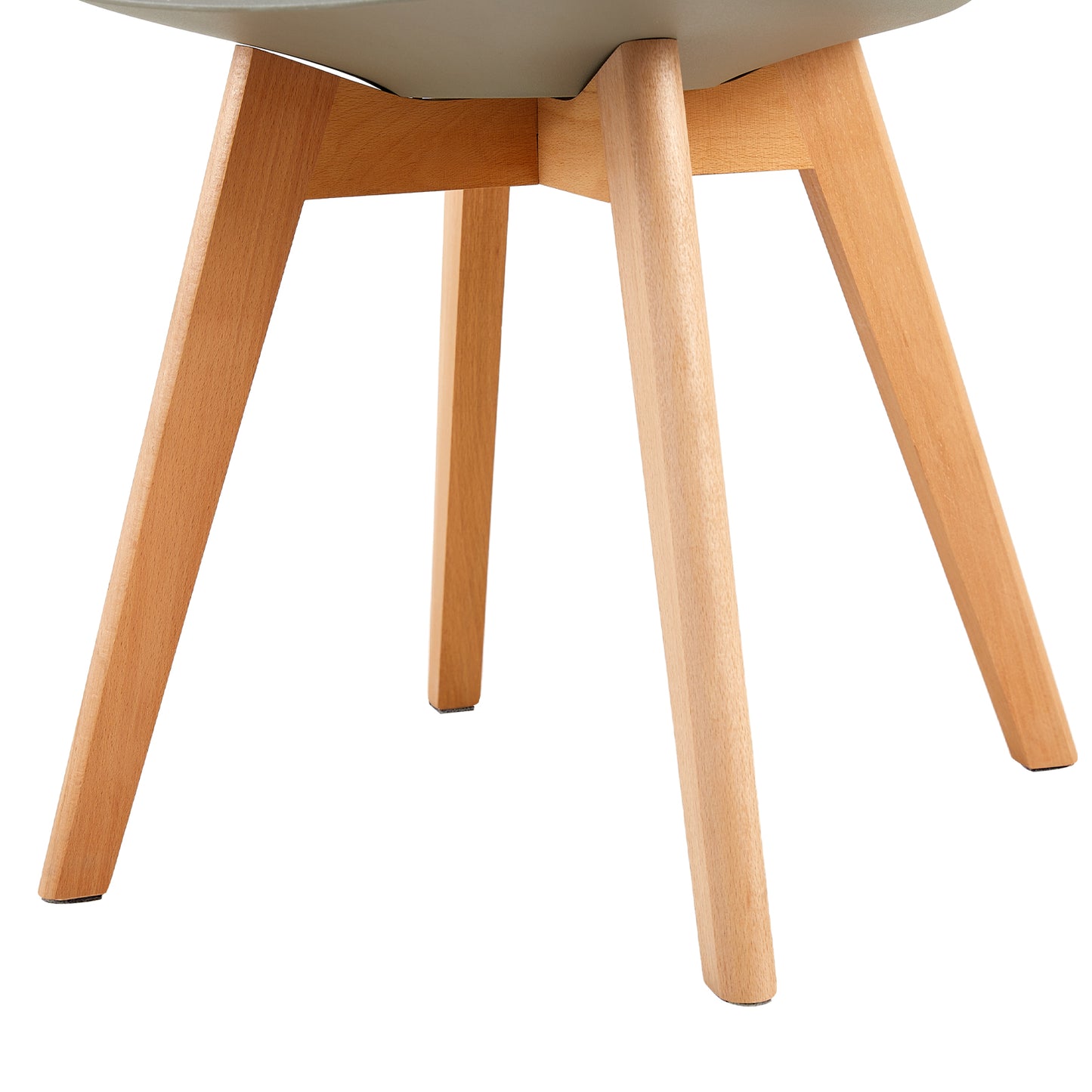 1 chaise de salle à manger design contemporain scandinave-Gris Clair