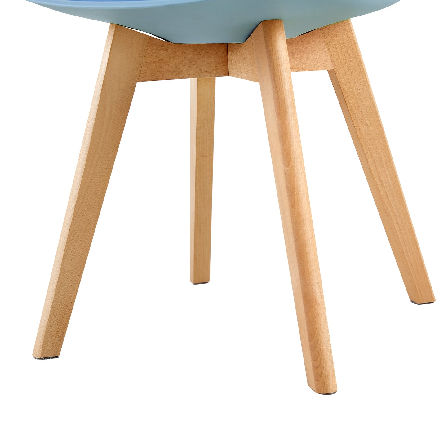 1 Chaise Design Plastique Scandinave Chaise de Salle à manger - Bleu