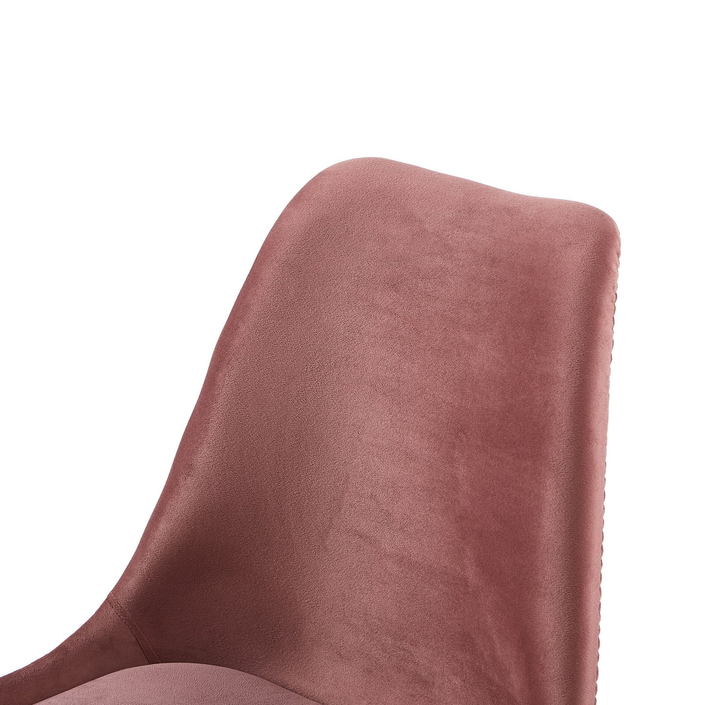 Lot de 2 chaises design Scandinave moderne pour salle à manger - Rose
