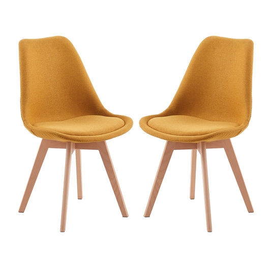 Lot de 2 chaises Scandinaves pour Salle à Manger