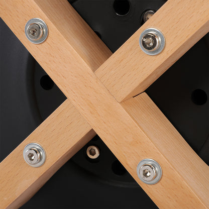 Lot de 4 chaises Scandinaves pour Salle à Manger-Noir