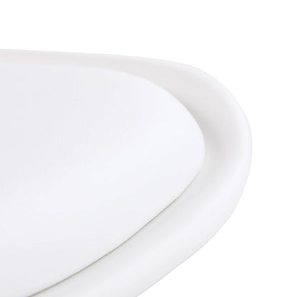 6× chaises de salle à manger design contemporain scandinave-blanc