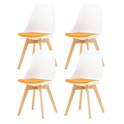 Lot de 4 chaises de salle à manger design contemporain scandinave